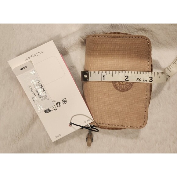 Kipling Nylon Wallet Tops Style Compact Organizer Small 3x4 Inch - Picture 7 of 7